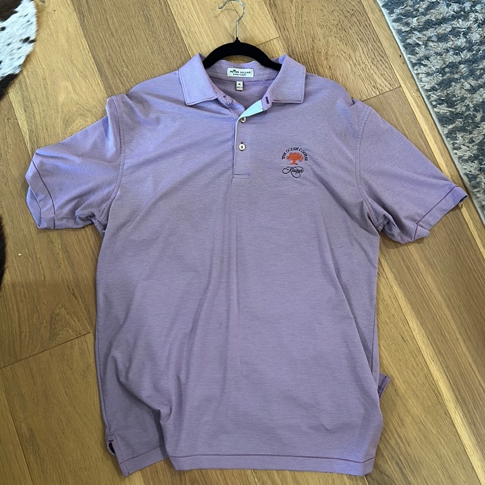 Peter Millar Kiawah Island Polo - Purple Stripes